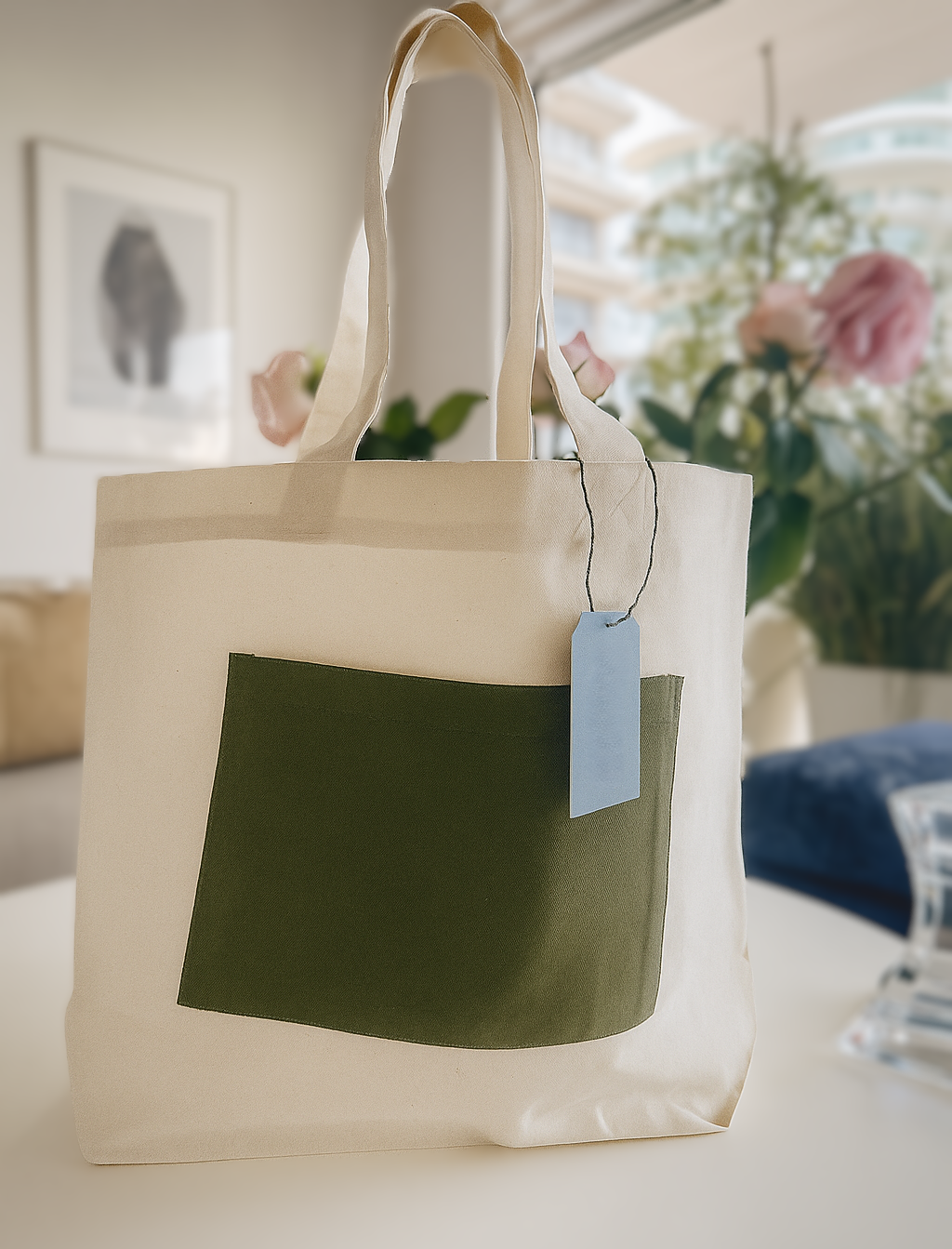 Bolsa Lona Metaphora - Beige