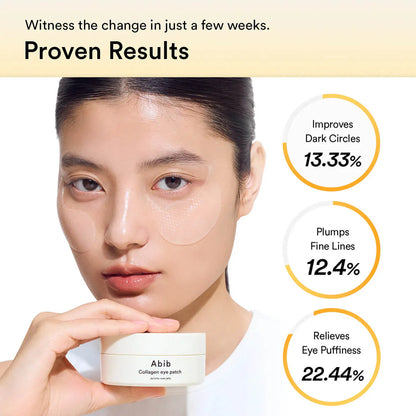 Abib COLLAGEN EYE PATCH JERICHO ROSE JELLY (60EA) 90G