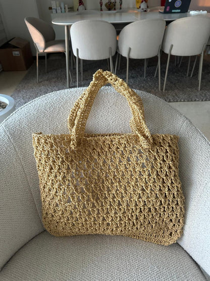 Bolsa Tejida Artesanal (GRANDE)  varios colores