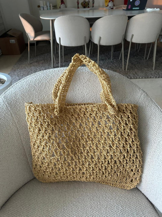 Bolsa Tejida Artesanal (GRANDE)  varios colores