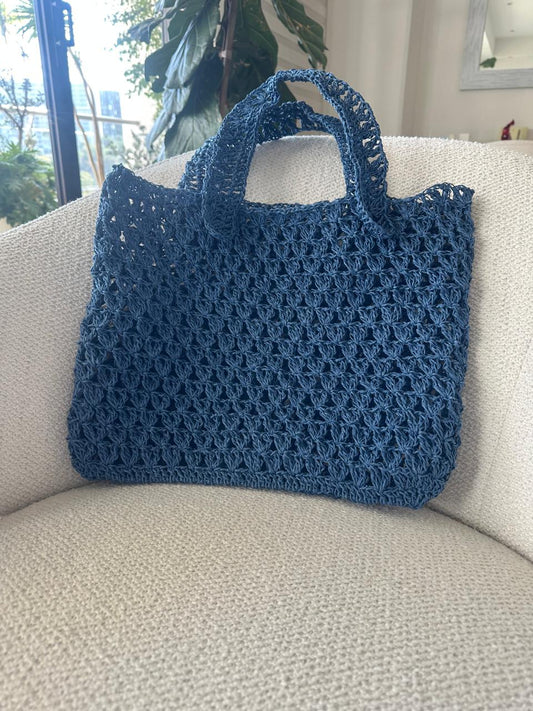 Bolsa Tejida Artesanal Tote Bag - Varios Colores