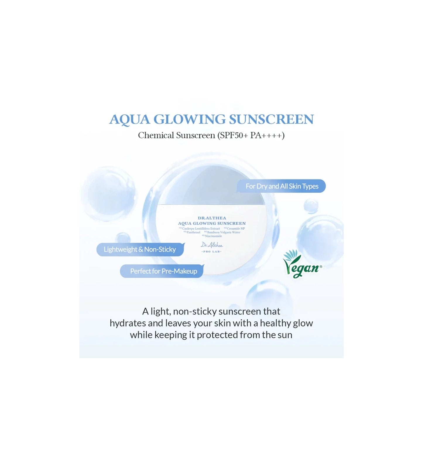 Dr.Althea AQUA GLOWING SUNSCREEN 45ML